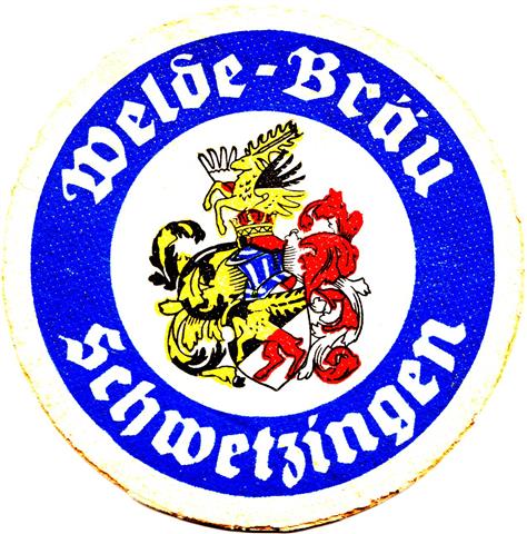 schwetzingen hd-bw welde rund 1a (215-mitte wappen-rahmen blau)